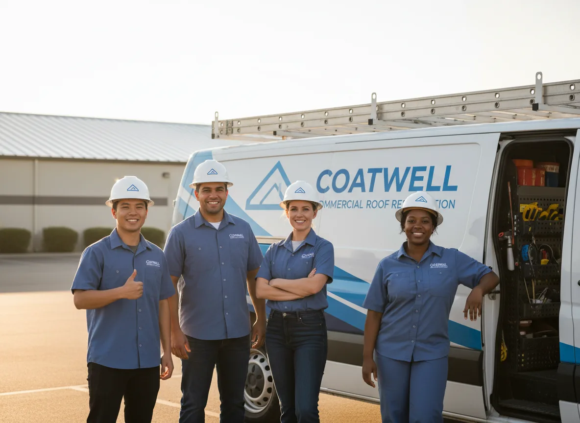 Commercial roof coating company in Redfield, IA